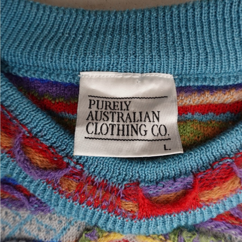 COOGI STYLE Men's Multicolor Crewneck‎ Sweater - Picture 3 of 8